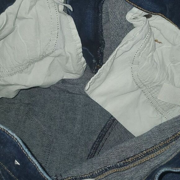 Loft Outlet jeans womens size 0 blue skinny 28" inseam - Picture 10 of 12